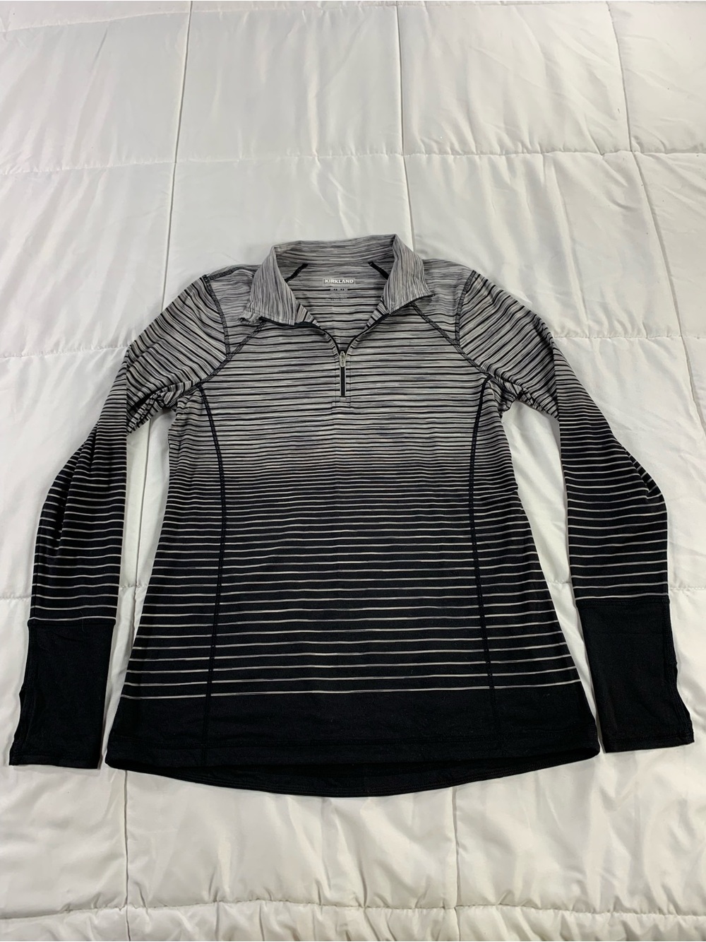 Pre loved KIRKLAND quarter zip sweater womens size M